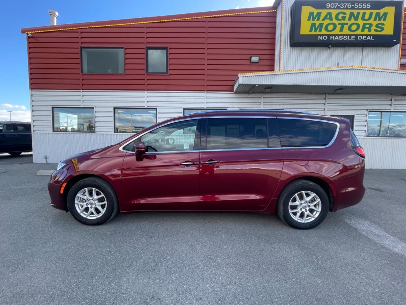 2021 RED CHRYSLER PACIFICA TOURING L (2C4RC1BG8MR) with an 3.6L engine, Automatic transmission, located at 1960 Industrial Drive, Wasilla, 99654, (907) 274-2277, 61.573475, -149.400146 - Photo #1